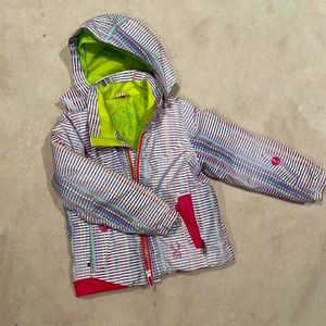 Spyder Girls Ski Jacket size 5 Excellent condition/ no marks/stains/rips